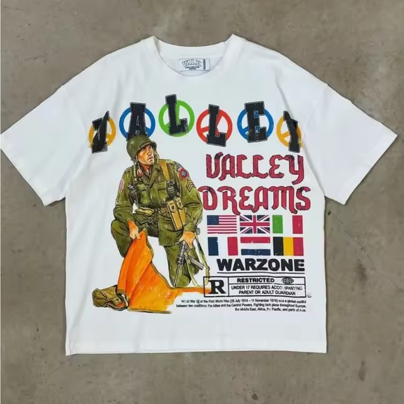 Other - White Graphic T-Shirt with Colorful Print